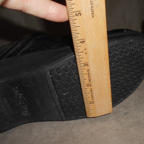 Safe T Step Women's Slip On Clogs Mid Heel Brown Slip Resistant 11 - Picture 10 of 12